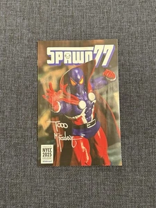 Spawn 1 NYCC 2025 Walmart Spawn 77 Variant Signed Todd McFarlane - Picture 1 of 2