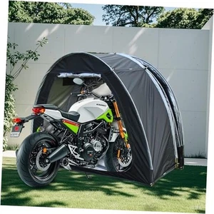 Ultimate All-Season Motorcycle Garage Tent – Portable Hanging Scooter Shelter, - Picture 1 of 8