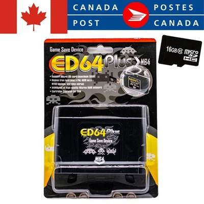ED64 Plus Cartridge Expansion Everdrive Summercart Nintendo 64 Console Brand New - Imagen 1 de 4