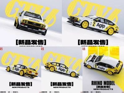 RHINO MODEL 1/64 Alfa Romeo GTV6 Gr.A wide body *open-hood" - Immagine 1 di 2