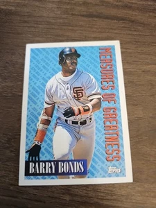 1994 Topps - Measures of Greatness Barry Bonds #605 - Picture 1 of 2