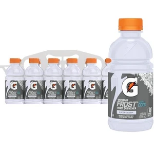 Gatorade Glacier Cherry, 12 Fl Oz, pack of 12 - Picture 1 of 5