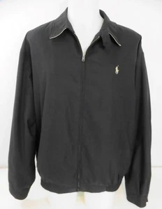 Herren Polo Ralph Lauren schwarze Jacke leichtes Bomber Karofutter Größe XXL - Bild 1 von 5
