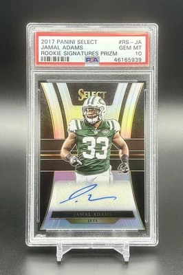 2017 Select Jamal Adams Rookie Signature Prizm Auto /199 Rc PSA 10 Gem Mint - Image 1 of 2