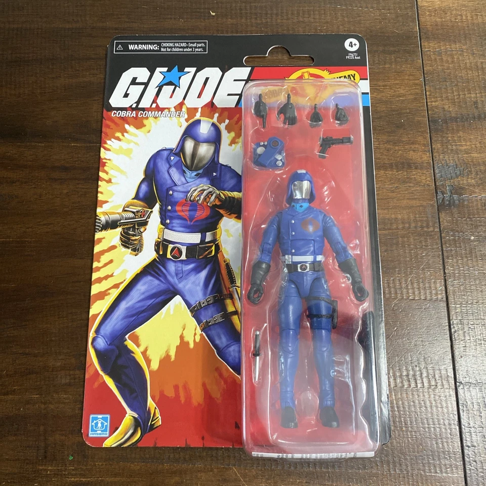 2024 Hasbro G.I. Joe Cobra Commander Ретро Карта Коллекционная Экшн-фигурка НОВАЯ - Изображение 1 из 1
