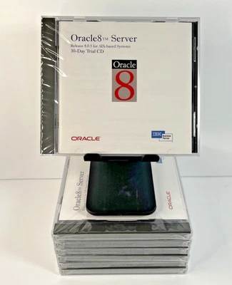 Oracle8 Server 8.0.5 for IBM AIX • Sealed OEM CD-ROM • 30-Day Trial • Vintage - Image 1 of 4