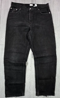 Vintage Calvin Klein Jeans Mens 34x30 Black 5 Pocket Easy Fit Straight Leg Relax - Image 1 of 4