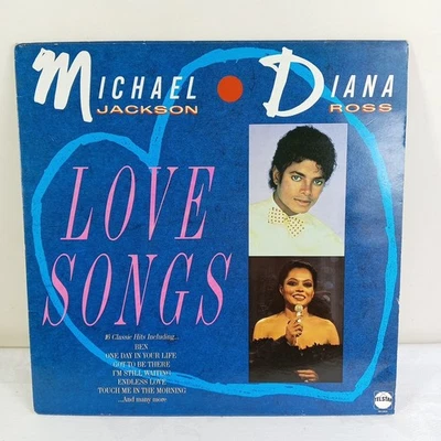 MICHAEL JACKSON & DIANA ROSS Love Songs 1987 UK Vinyl LP Ben I'm Still Waiting  - Image 1 of 4