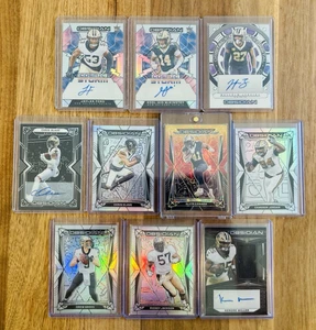 New Orleans Saints 2024 Obsidian Silver /75 Color Match Set (10) - 5 AUTOGRAPHS! - Picture 1 of 14