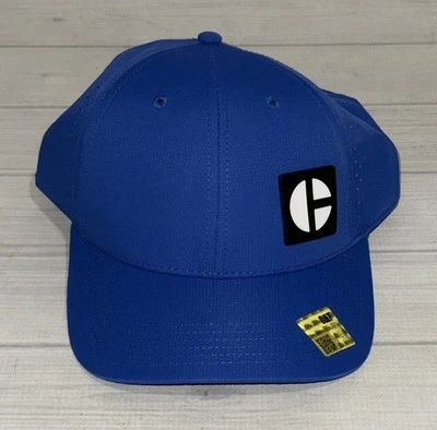 Boné de beisebol Caterpillar CAT azul com logotipo clássico adulto Snapback - Imagem 1 de 4