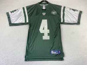 Camiseta de fútbol americano Reebok para hombre pequeña verde New York Jets Brett Favre equipo de la NFL - Imagen 1 de 9