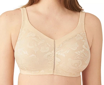 Sutiã sem fio Wacoal feminino consciência, areia nua 5, 36D - Imagem 1 de 4