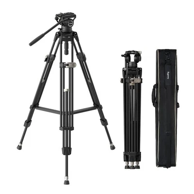 AD-80 FreeBlazer Heavy-Duty Video Tripod System, 75" Tall, Fluid Head, One-St... - Image 1 of 4