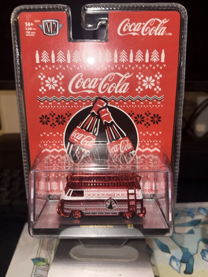 2025 M2 Machines 1960 VW Delivery Van Coca-Cola Christmas CHASE 1/750 Produced - Image 1 of 1