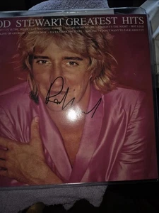 Rod Stewart Greatest Hits Signed 12" LP Vinyl With Proof - Picture 1 of 2