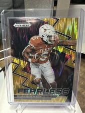 2023 Bijan Robinson Gold Flash Fearless Panini Prizm Draft Picks #f-21 #44/49