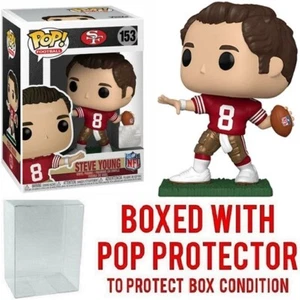 Funko POP! Football NFL SF 49ers Steve Young #153 Modellino vinile con custodia - Foto 1 di 1