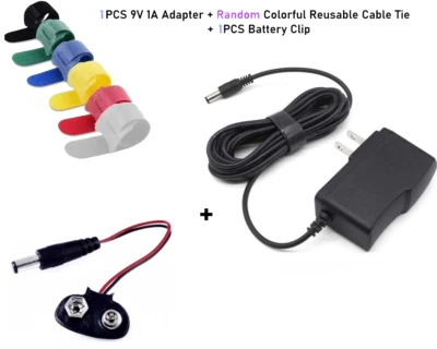 9V 1A Power Supply Adapter Charger AC DC Transformer 5.5mm x 2.1~2.5mm/w LED  - Image 1 of 4