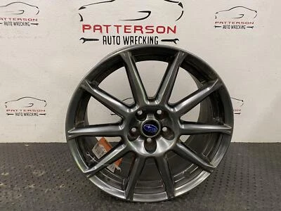 17-20 SUBARU BRZ BLACK CHROME ALLOY 10 SPOKE WHEEL RIM 17X7-1/2 - Image 1 of 4