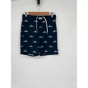 Vans Shark Print Swim Trunks Board Shorts Kids Size 28 - Picture 1 of 13