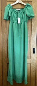 MAISON DE NIMES GYPSY DRESS IN GREEN - SMALL. EX HOUSE OF FRAZER - Picture 1 of 4