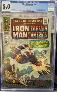 Tales of Suspense #76 Marvel Comics 1966 CGC 5.0 Key 1st appearance of Ultimo - Picture 1 of 4