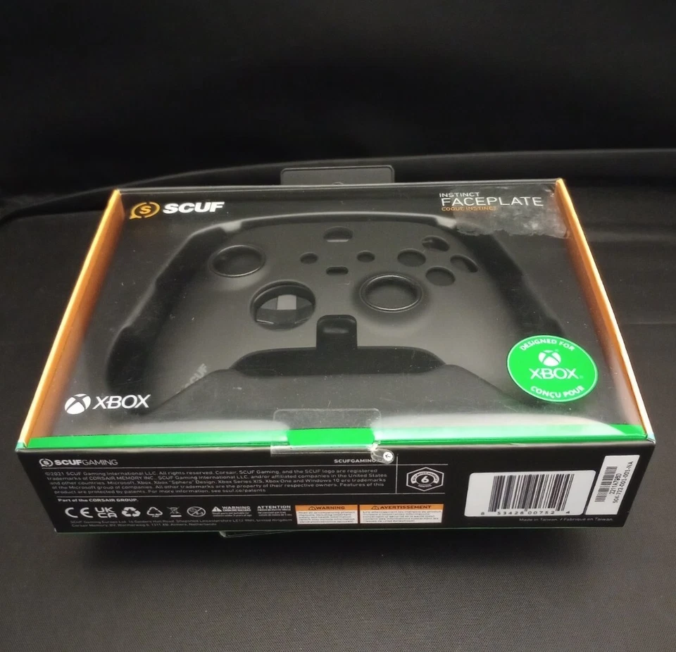 SCUF Instinct Faceplate Xbox Series X S Xbox One Windows 10 Controller Black - Image 1 of 4