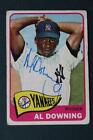 New York Yankees Star Al Downing Signed / Autographed 1965 Topps Baseball Card--