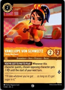 Disneys Lorcana Vanellope von Schweetz - Candy Mechanic Shimmering Skies - Picture 1 of 1