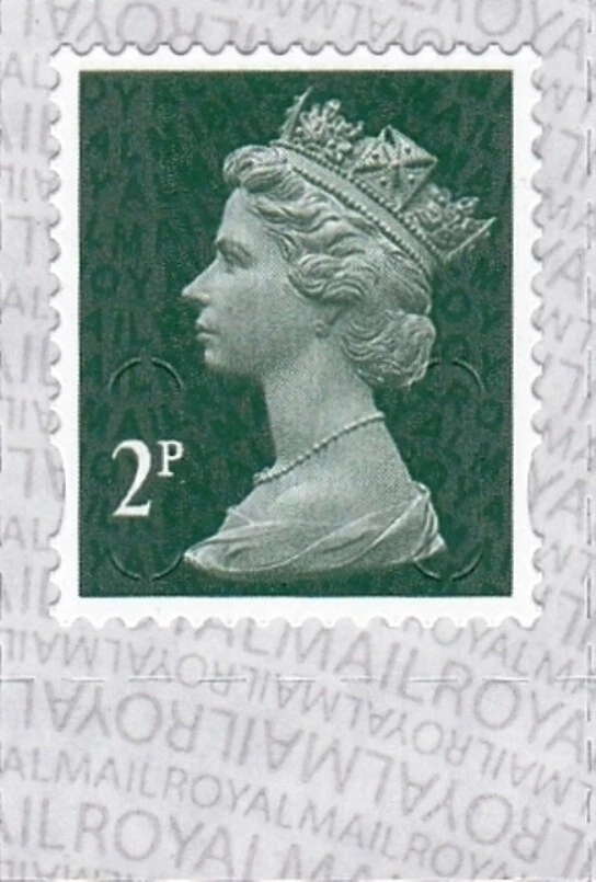 QE2 - 2018 MNH 2p With Overlay M18L MAIL from Counter Sheet PB sL - Image 1 of 1