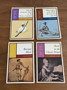 Prentice Hall History of Music Series Book Lot of 4 Paperback Baroque Folk Asia - Bild 1 von 10