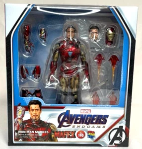 Mafex No. 195 Iron Man Mark 85 (Battle Damage Ver.) Avengers Endgame New Sealed - Picture 1 of 8