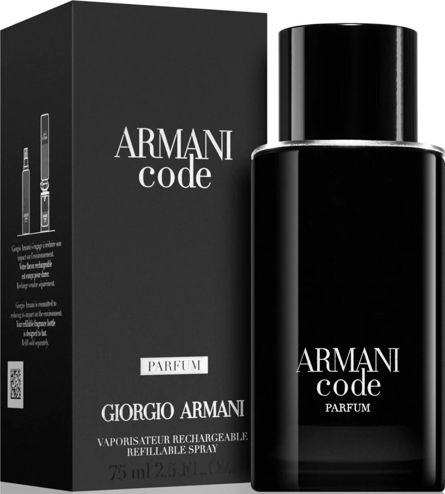 Armani Code Parfum de Giorgio Armani 2,5 OZ Perfume para Hombre NUEVO SELLADO Caja Foto 1 de 1