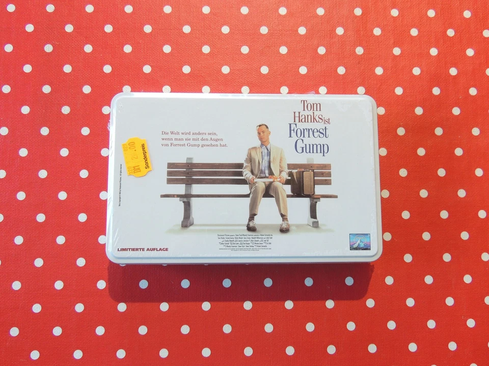 NEU OVP Forrest Gump Limitierte Auflage Metallbox VHS Box Tom Hanks NEU in Folie - Bild 1 von 4