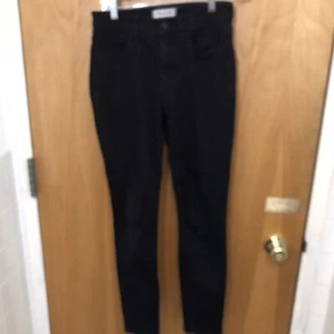 Madewell Roadtripper Skinny Jeans Black Denim Pants Size 26 - Picture 1 of 11