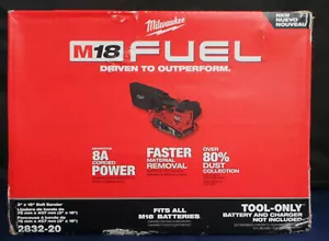 Levigatrice a nastro senza fili Milwaukee 2832-20 3 x 18 carburante M18 brushless volt NUOVISSIMA - Foto 1 di 4