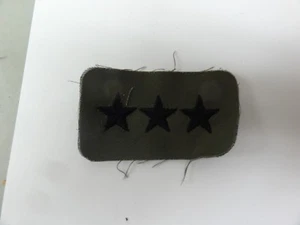 US MILITARY SEW ON PATCH ARMY SUBDUED VIETNAM ERA GERMAN MADE 3 STAR GENERAL - Picture 1 of 2