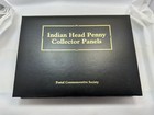 Indian Head Penny Collector Panels Set Pcs 1880-1909 Coins Stamps in Binder