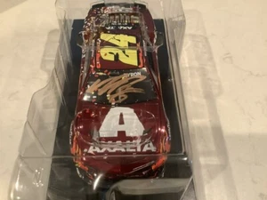 WILLIAM BYRON AUTOGRAPHED 2024 HMS 40TH MARTINSVILLE WIN CC DIECAST & CARD - Picture 1 of 21