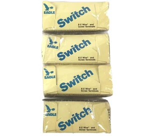 Eagle Lichtschalter E-Z Draht- und Schraubklemmen einpolig Wippe 6301V Box - Bild 1 von 5