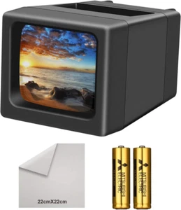 Visore diapositive illuminato a LED 35mm (batterie 2AA incluse) - Foto 1 di 5
