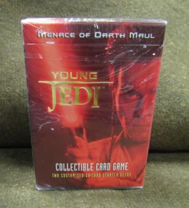 NIP Vintage 1999 Decipher Star Wars Young Jedi Menace of Darth Maul Starter Deck - Picture 1 of 3