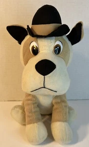 Perro sabueso con sombrero peluche animal de peluche 11" - Imagen 1 de 8