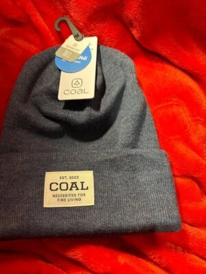 Gorro tejido mezcla lana gris profundo carbón EE. UU. Foto 1 de 4