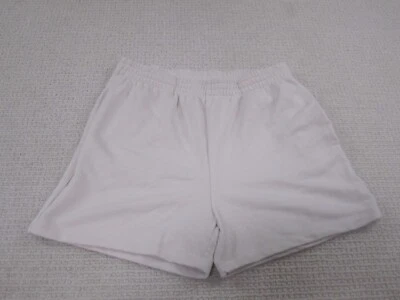 Bermuda feminina H&M bege média algodão casual bolsos confortáveis - Imagem 1 de 4