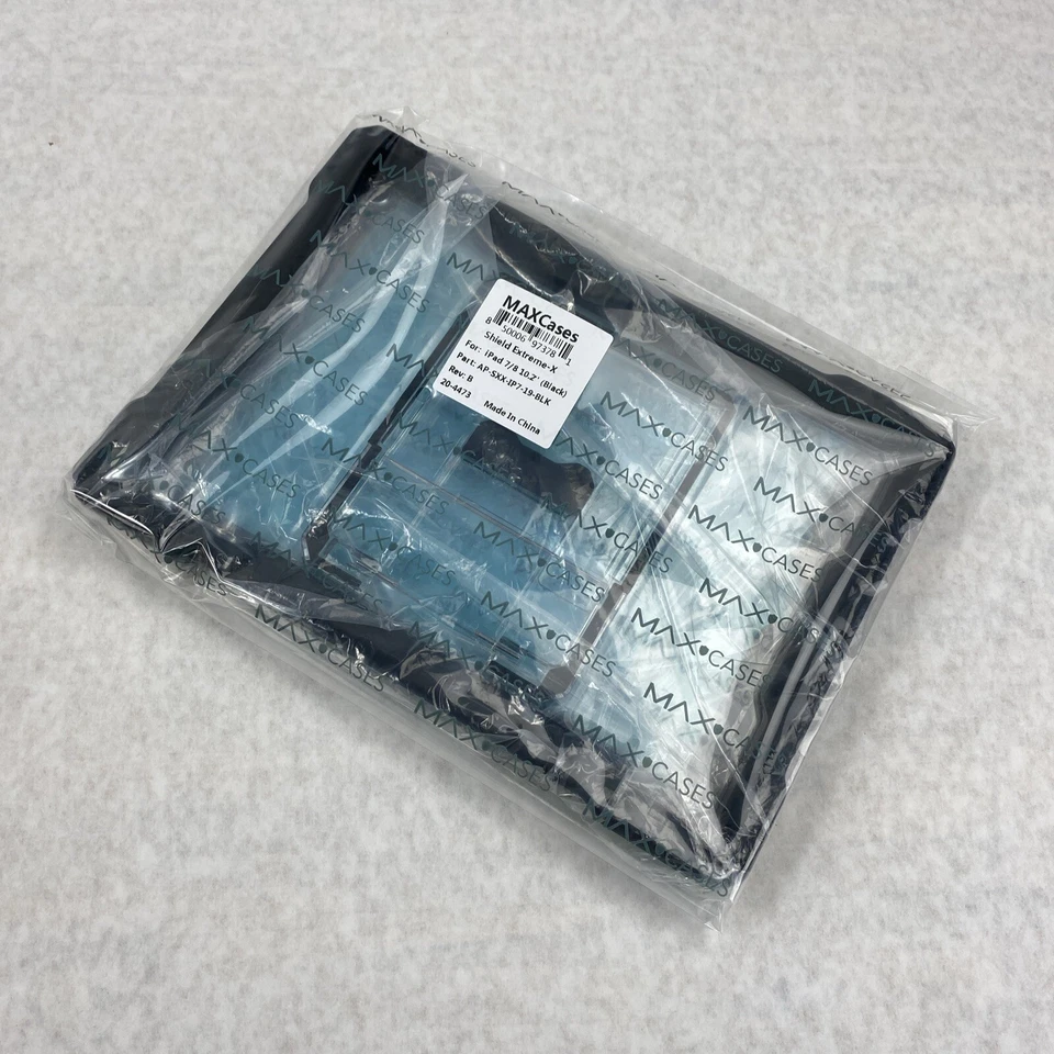 Max Cases AP-SXX-IP7-19-BLK Shield Extreme-X Black Stand Case For iPad 7/8 10.2" - Image 1 of 4