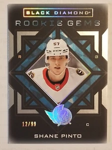 2021-22 Upper Deck Black Diamond Rookie Gems Spectrum /99 Shane Pinto #RG-SP - Picture 1 of 2
