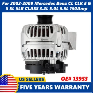 New Alternator For Mercedes-Benz E320 2003-2005 3.2L 150Amp IR/IF 13953 AL0789N - Picture 1 of 10