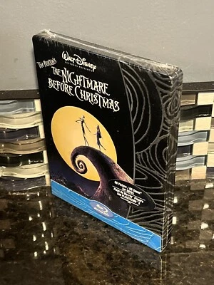 Walt Disney The Nightmere Before Christmas Blu-ray HD Steelbook Set NEW SEALED - Imagem 1 de 2
