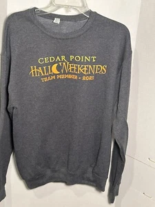 Cedar Point Halloweekends 2021 Adult M team member Sweatshirt - Picture 1 of 4